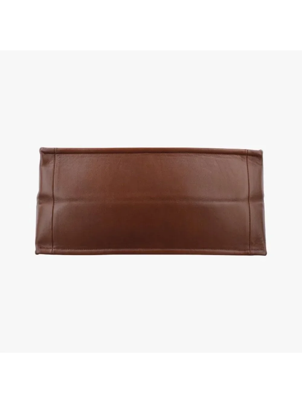 Dior Book Tote Brown Leather